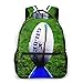 USGYY Rucksack Männer und Damen Rugby-Ball auf Tritt-T-Stück, Laptop Rucksäcke, Kinderrucksack Schulrucksack Daypack für Jungen Mädchen