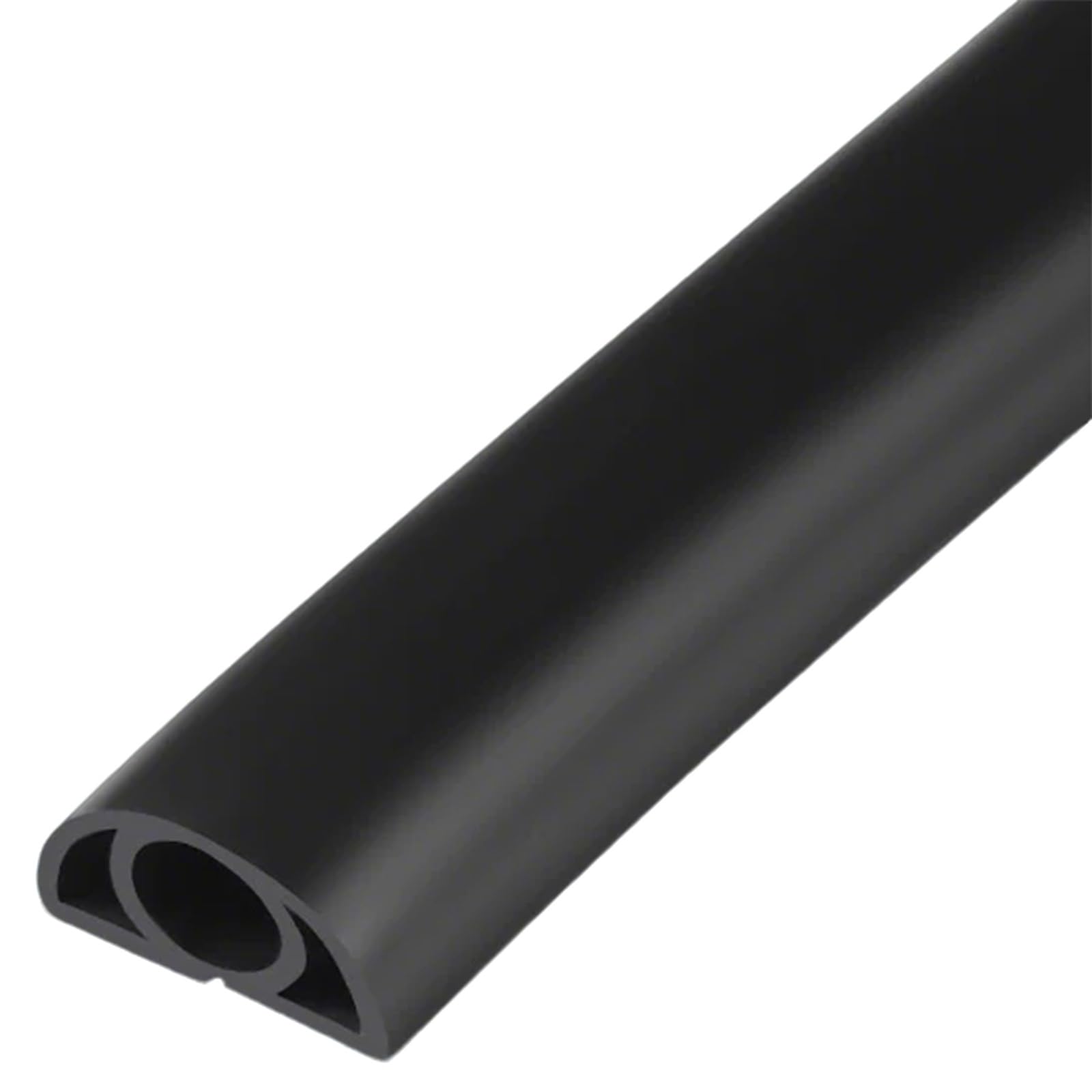 Escondecables De Esquina Autoadhesivo para Oficina, Protector De Cables Flexible De PVC Blando, Fácil De Cortar, Canal Interior: 8 Mm / 0,31 Pulgadas(Negro,10M)