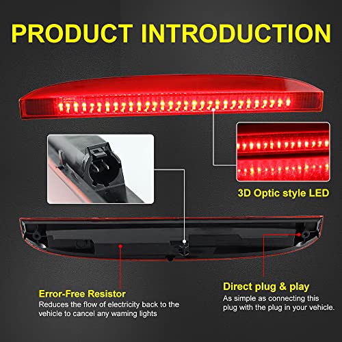 Luz De Travagem Do Terceiro Centro De Luz De Travagem Led High Mount Auto Stop Lamp 7700410753 Para