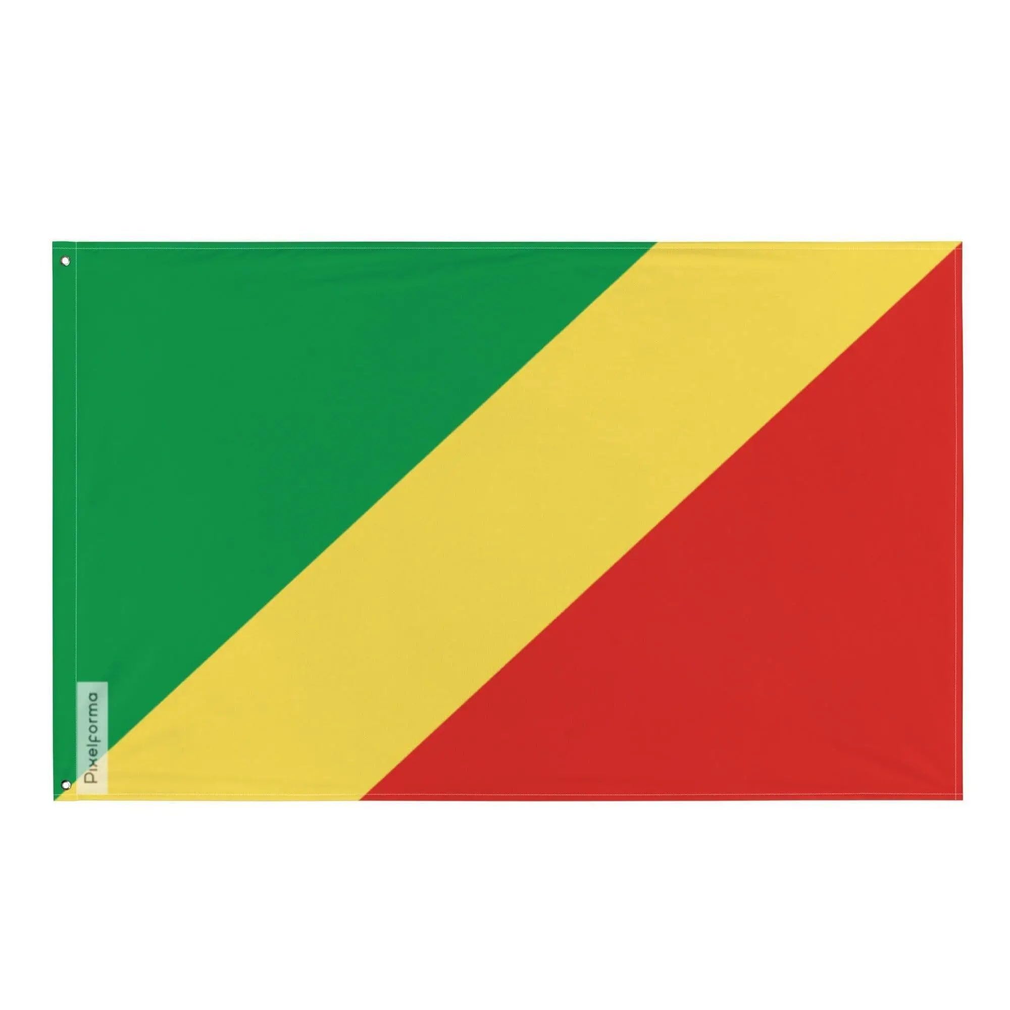Drapeau république Congo Pixelforma en polyester résistant plusieurs tailles