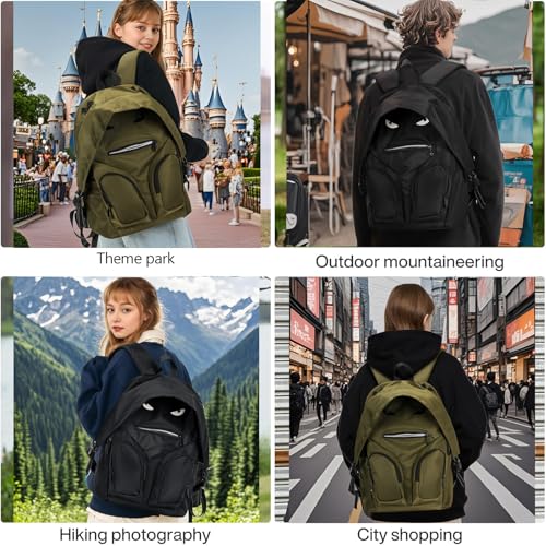 SFIUYDS Waterproof Hiking Backpack for Women Men,25L Camping Backpack Lightweight Theme Park Bag for Travel Daily Use