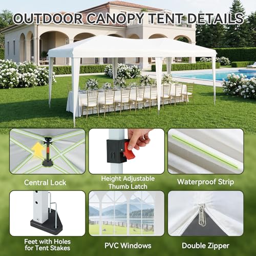 Aoxun 10x20 Pop Up Canopy Tent