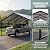 RITERYIFER 12x20FT Carport - Heavy Duty Canopy with Reinforced Galvanized Steel Frame & Roof, All-Weather Metal Car Port for 1 Car, Boats, Tractors, Pickup Trucks or Party Shelter,White