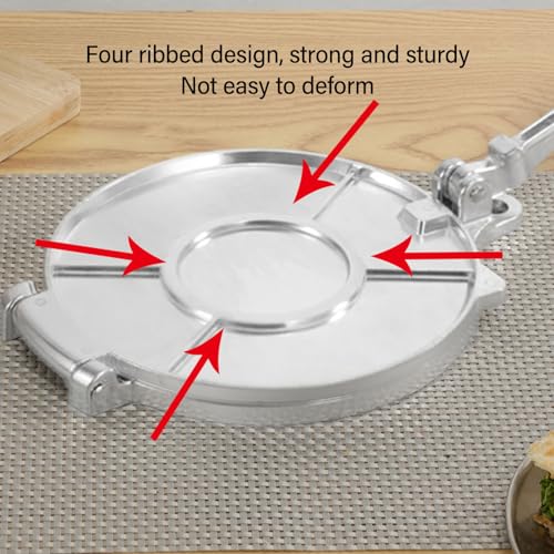 Yosoo Health Gear Tortilla Presse, Aluminiumlegierung, Roti Maker, Manuelle Taco Pressmaschine