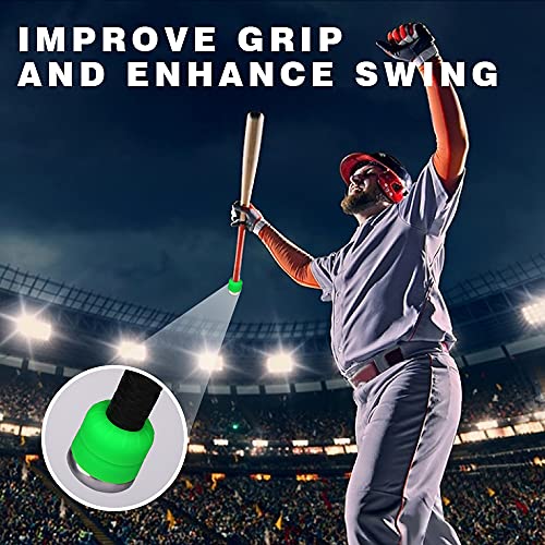 Champkey Premium Choke Up Rings 4-Pack For Youth Baseball, Softball And Tee Ball (Green) #TOP4