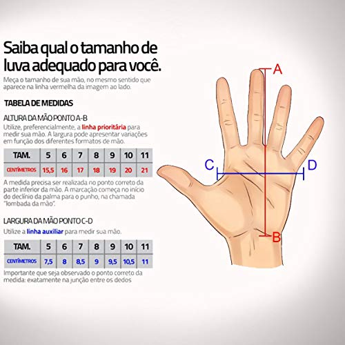 Luva de Goleiro Profissional N1 Beta Kids Blue