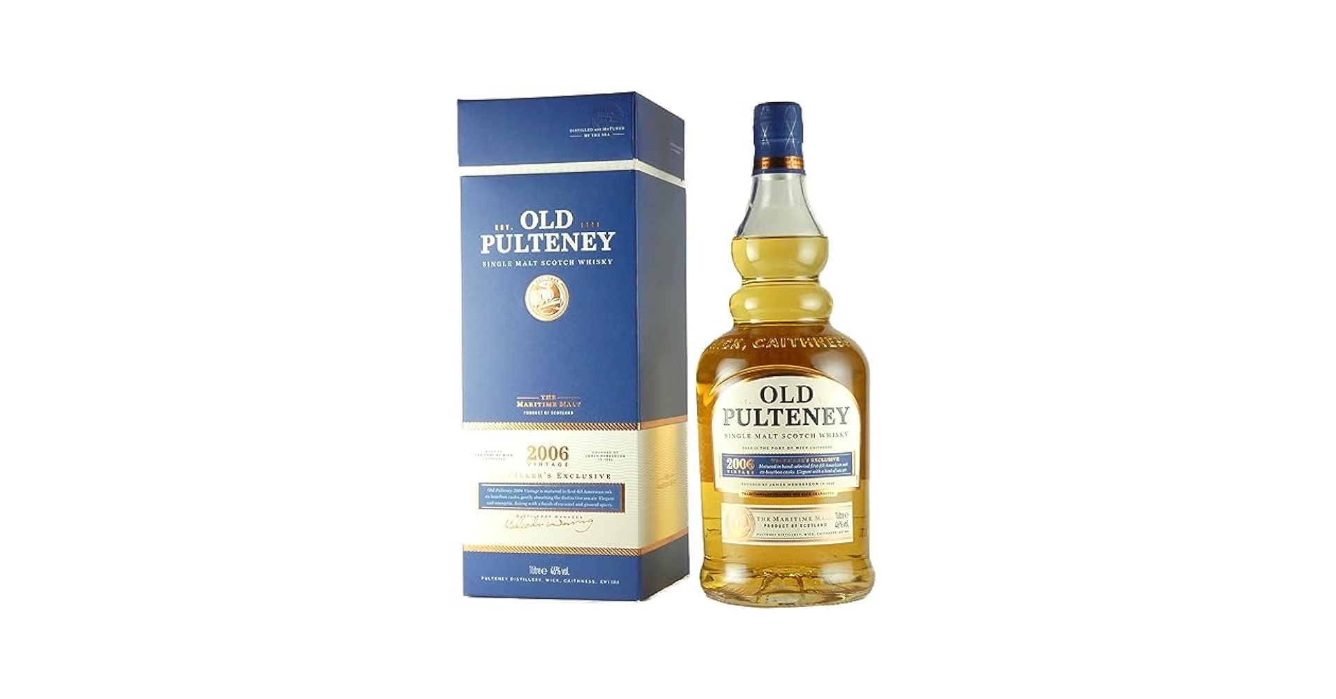 Old Pulteney シングルモルトスコッチウイスキー 750ml 6本入り Old Pulteney シングルモルトスコッチウイスキー 750ml 6本入り