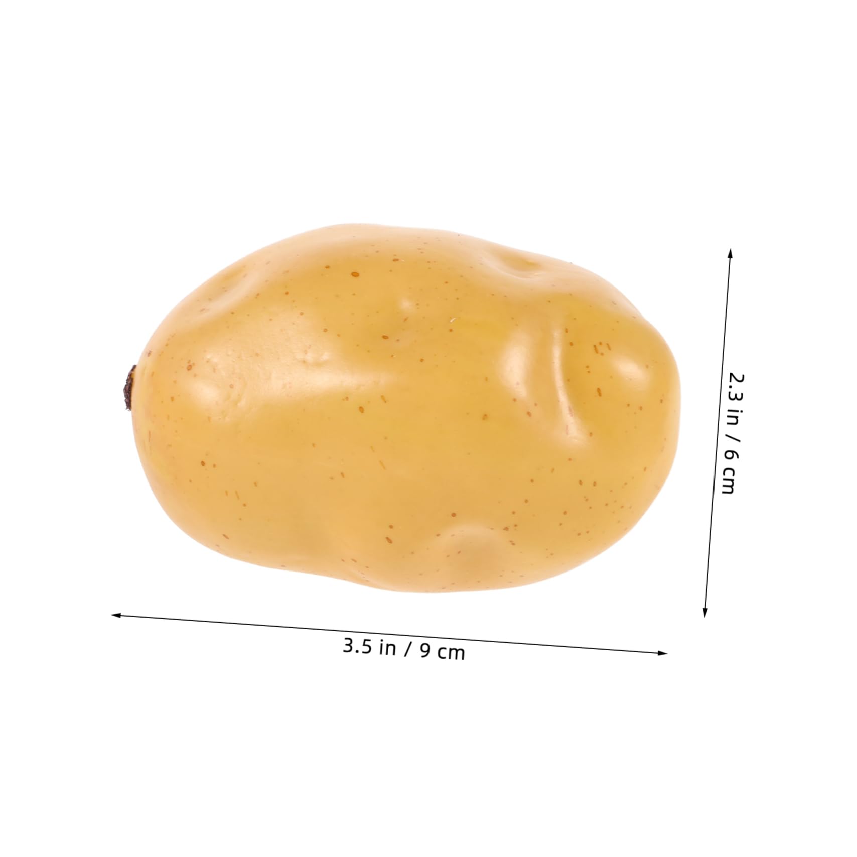 TOPPERFUN 6 Fausses Pommes De Terre Réalistes - Modèles Artificiels Pour Décoration Cuisine, Magasin Et Photographie