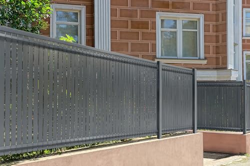 Casanoov Kit lamas opacas de PVC 2m CINTO Al.100cm Gris