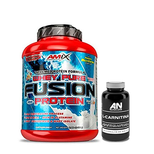Amix Whey Pure Fusion 2 kg fraise carnitine poudre protéine musculation