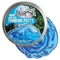 UNIQUE TEXTURE: Crystal-clear blue putty with iridescent edges that simulates the mesmerising appearance of flowing water, offering a unique sensory experience COLOUR CHANGING: Features special Liquid Glass properties that temporarily become cloudy w...