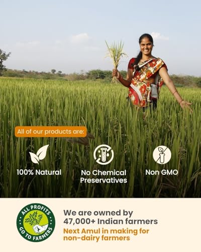 Image of Farmveda Ragi Atta- 3 Kg | 100% Natural Finger Millet Flour /Nachni Atta | Gluten-Free | Rich in Calcium & Iron