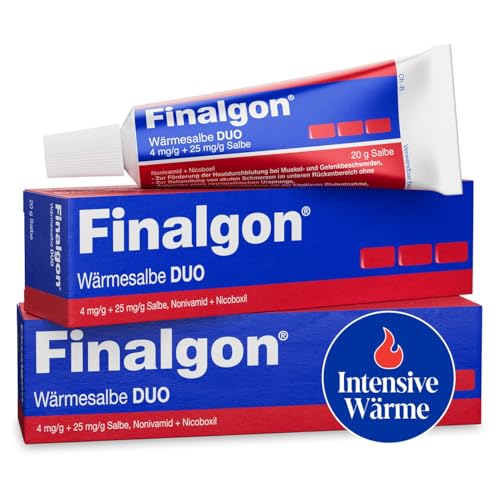 Finalgon Wärmesalbe DUO Set 2x 20 g: wärmende Schmerzsalbe gegen Rückenschmerzen und Nackenverspannungen extra starke Wirkung durchblutungsfördernd und sofort schmerzlindernd