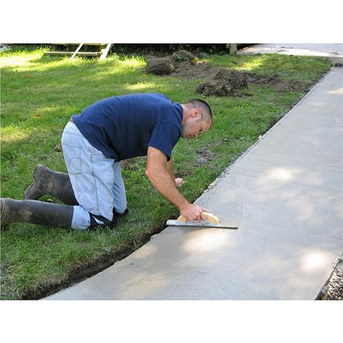 Image of Marshalltown Cast Magnesium Hand Float, 16 Inch x 3-1 /8 Inch, Concrete Float, Concrete Finishing Tool, Provides a Smooth Finish, Wood Handle, Round Handle Style, Assembled in USA, 148RW