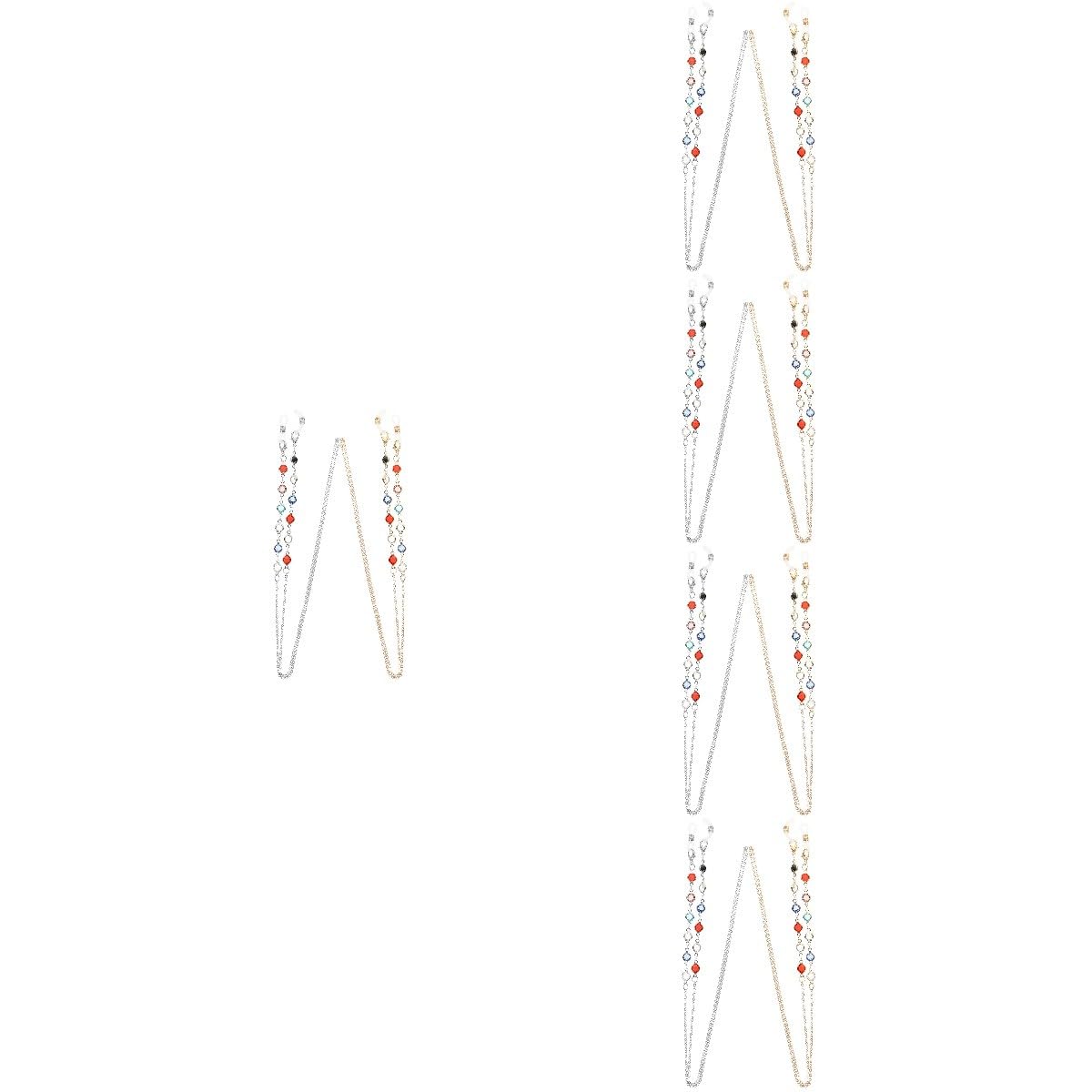 VALICLUD Catena Di Occhiali Incantesimi Accessori Leggero Occhiali Da Vista Per Donna Catenella Per Occhiali Appesa Al Collo Occhiali Da Sole Da Donna Metallo