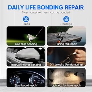 vicpricme Plastic Glue,1.76oz Clear Epoxy Glue,All Purpose Repair Glue, Can Bond Metal, Wood, Glass, Fiberglass, Carbon Fiber, Most Plastics, Rubber, with Extremely high Shock Resistance. (1)