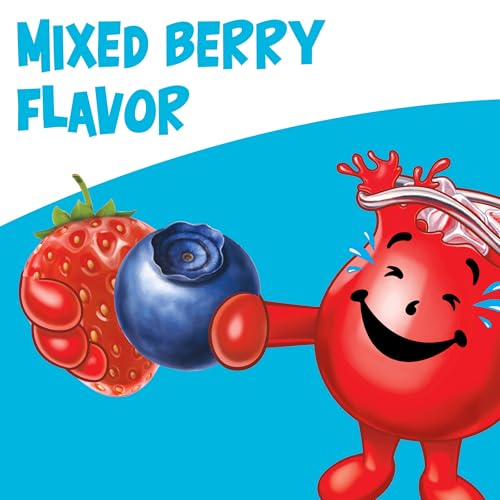 Image of Kool-Aid Powdered Soft Drink Mix, 192 ct, Mixed Berry, 0.22 oz Pkts