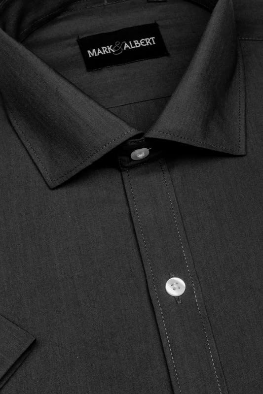 Image of MARK & ALBERT Men's Half Sleeves Regular Shirt