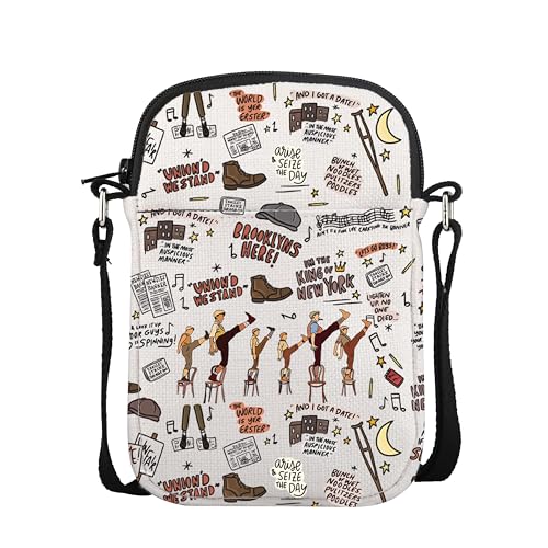 POFULL Musical Theatre Inspired Gift Newsboy Jack Theatre Crossbody Bag Musical Lover Gift