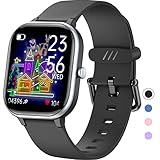 HENGTO Fitness Tracker Activité Enfants, IP68 étanche smartwatch avec Moniteur de Fréquence, Montre de Fitness, Montre pour Enfants, Cadeaux d'anniversaire pour garçons et Filles de 6-16 Ans