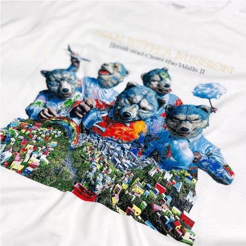 MAN WITH A MISSION Tシャツ XL ダスティブルー Amazon.co.jp: MAN WITH A MISSION（マンウィズアミッション