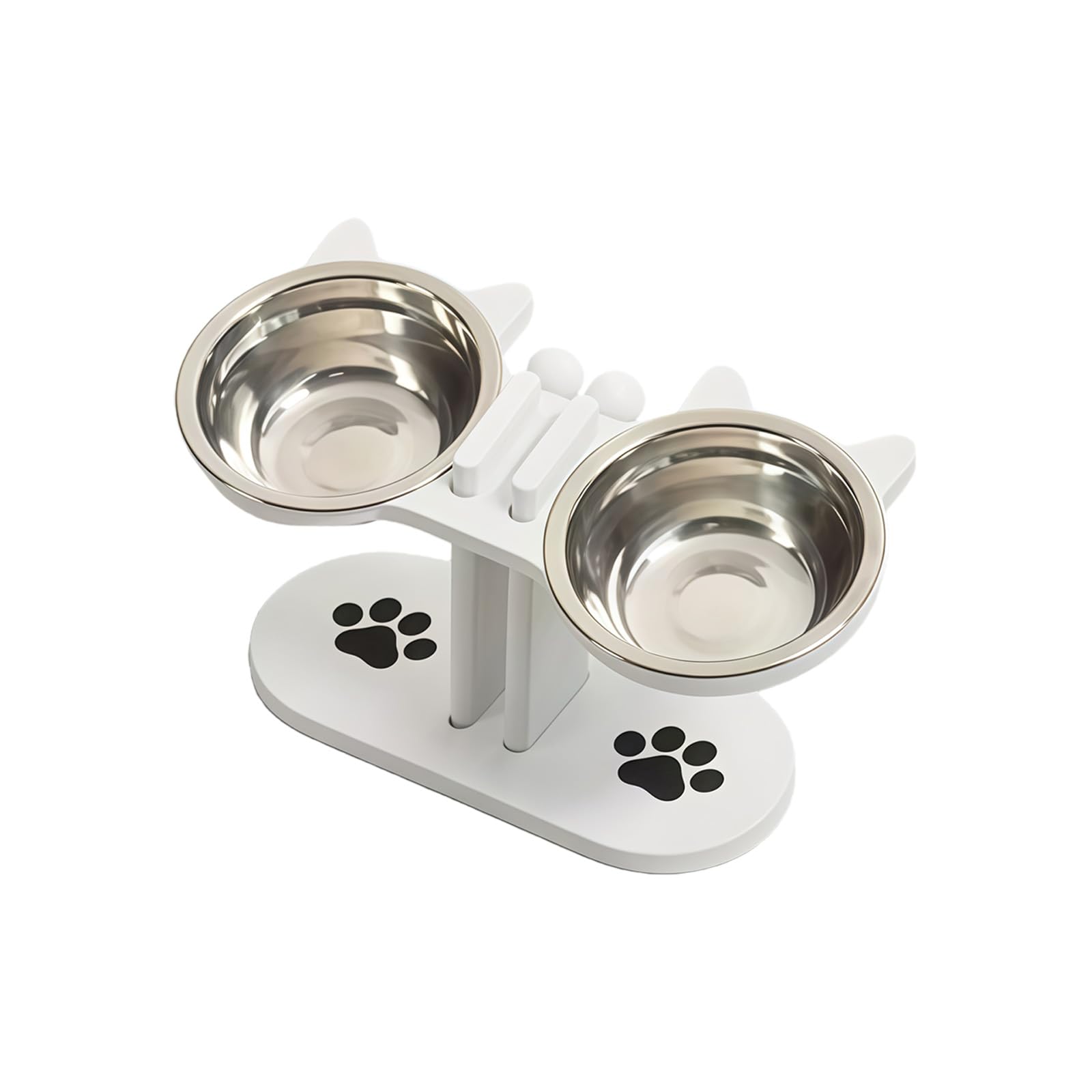 Gamelle surélevée réglable pour animaux de compagnie, contient deux ou trois gamelles pour la nourriture et l'eau, design anti-vomissements, gamelle surélevée pour animaux de compagnie