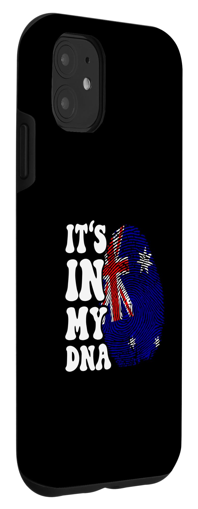 iPhone 11 Funny it's in my DNA Australia flag Fingerprint Case - Image 3