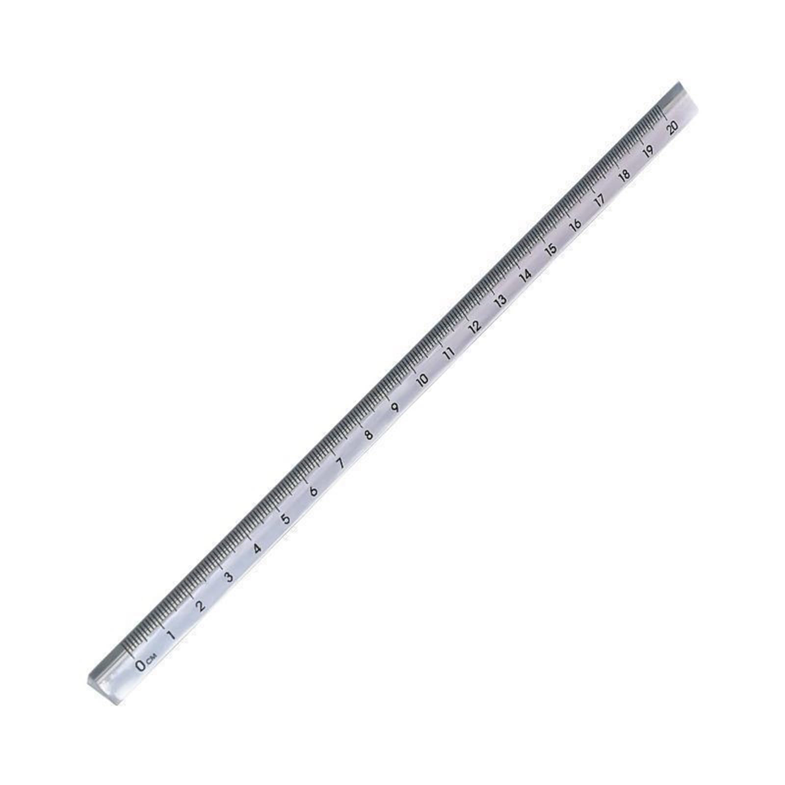 Multifunction 20cm Clear Triangle Rulers Essential Tool Suitable for Accurate Drawing Calculations & Crafting Needs Combined Clear Measuring Tool