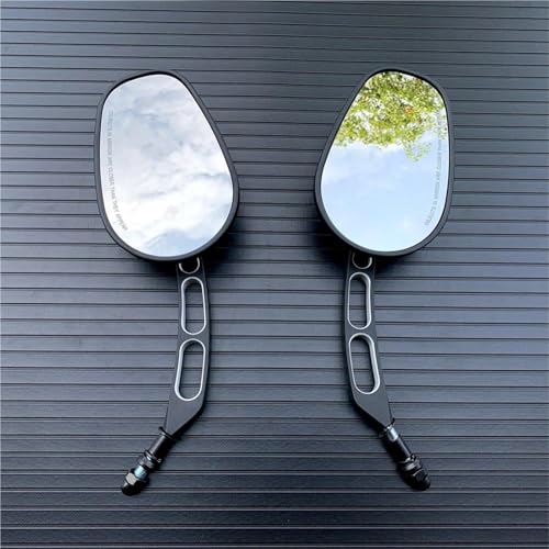 Espejos retrovisores Laterales de 8 mm Motocicletas para Harley Touring Road King Fatboy Sportster XL883 1200 Forty Eight Dyna Heritage Motorcycle Rearview Mirror