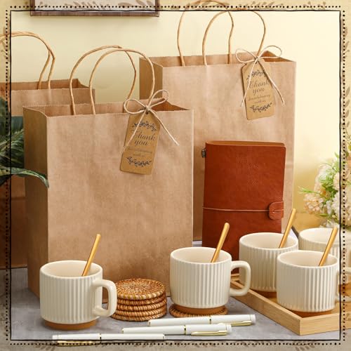Set de 6 tazas cerámicas para Baby Shower con accesorios miniatura 4