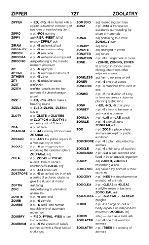 The Official SCRABBLE Players Dictionary, 7th Ed. - Newest Edition, Mass Market Paperback - Image 5