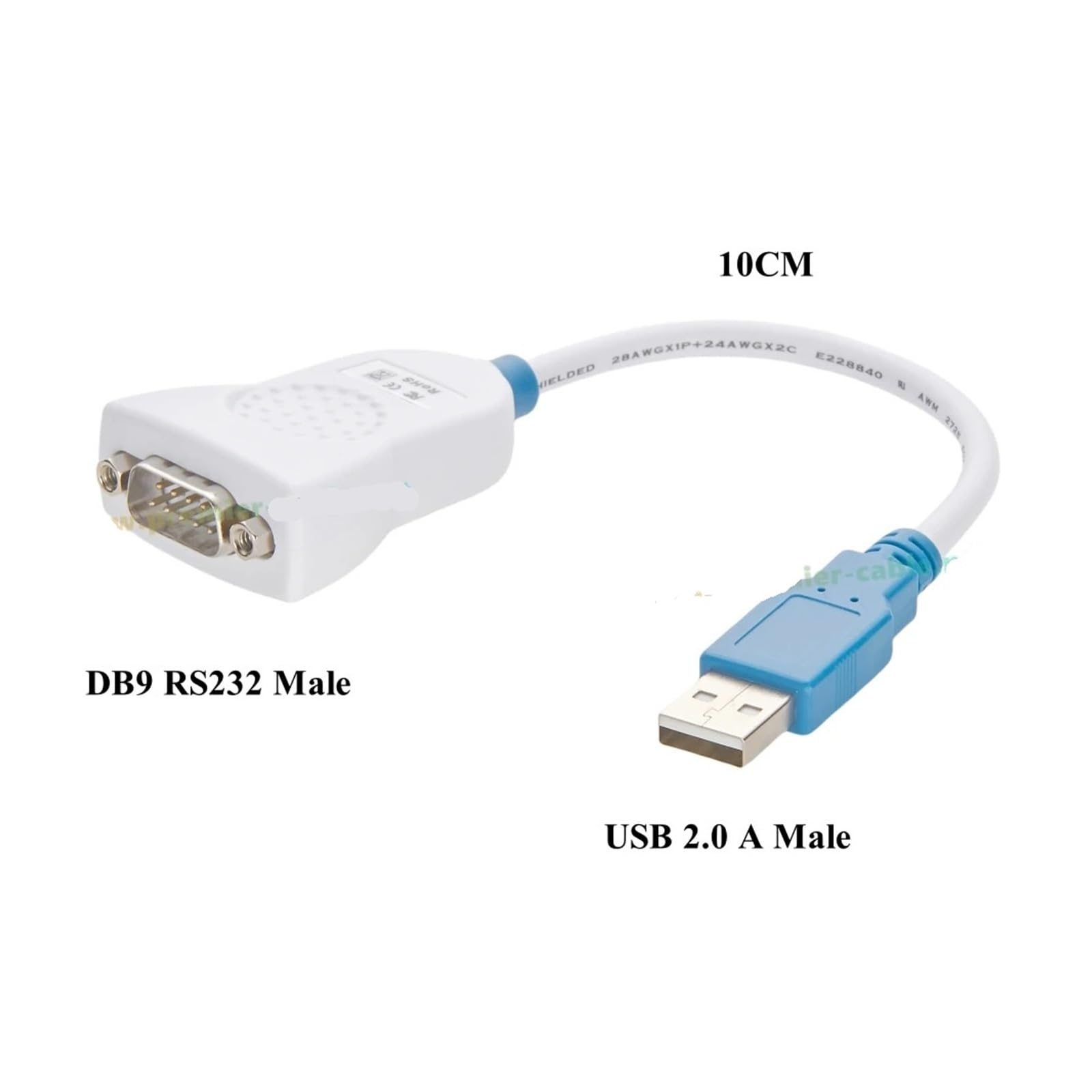 USB to Serial Converter CHIPI-X10 FTDI USB-Kabel USB A auf DB9 RS232 Serieller Konverter mit FT231X RS232 Level Shifter
