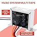 24V 40VA Control Transformer, Primary 120, 208, 240V Secondary 24V, for Supco SXT105, for Jard 4031F, for Honeywell AT140A1018, HVAC Furnace Multi Tap with Foot Mount, 2PCS