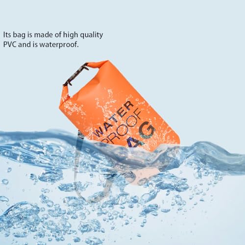 ZLY 2PCS Pool Ladder Step Weights 250D PVC Waterproof Swimming Pool Ladder Dry Bag Sand Bags Weights 10L for Above/Under Ground Pools Orange