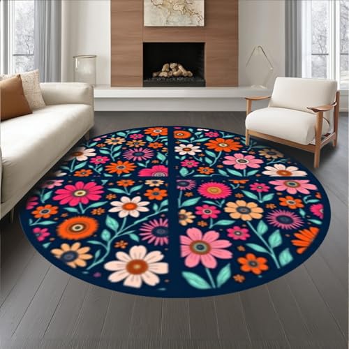ODIKA Ultra Soft Area Rug 8, Enchanted Blossom Artisan Handcrafted