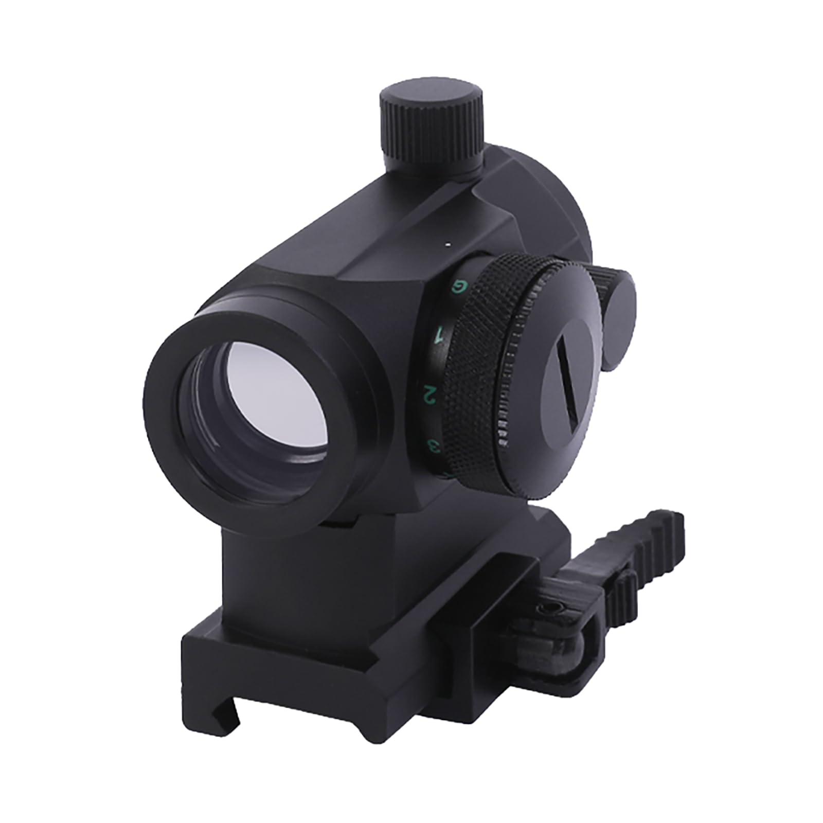 Red Win Otis 1x22 5 MOA Red Dot Scope Cap Adjust 5 Level Red Green Illuminated Scope with Mount Compact Red Dot