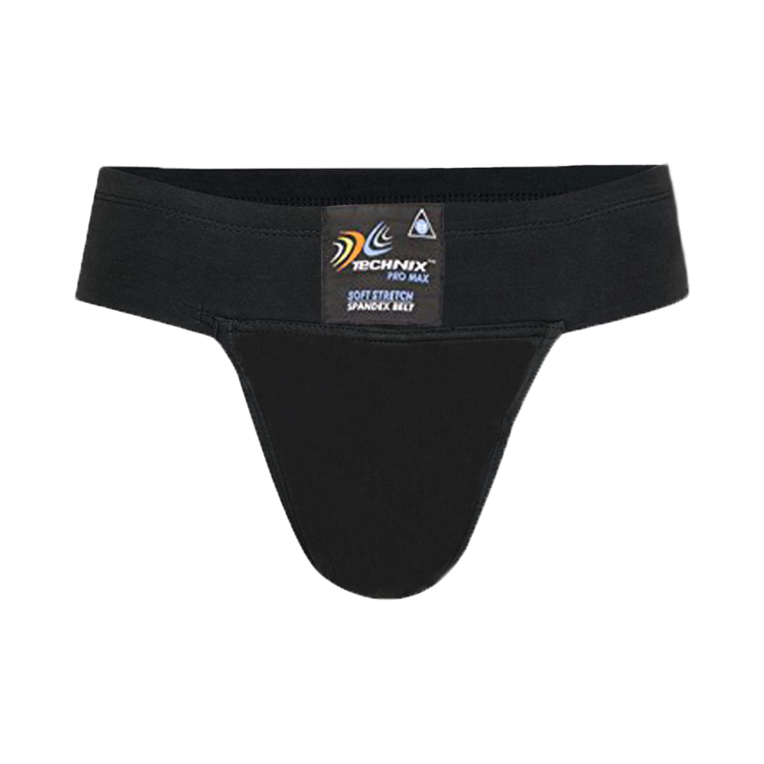 Technix Men's Breathable Cotton Athletic Supporters Cross fit Gym and Fitness for Cricket, Football, Hockey, Athletics, Badminton Lawn Tennis & Any Other Sports Black 4