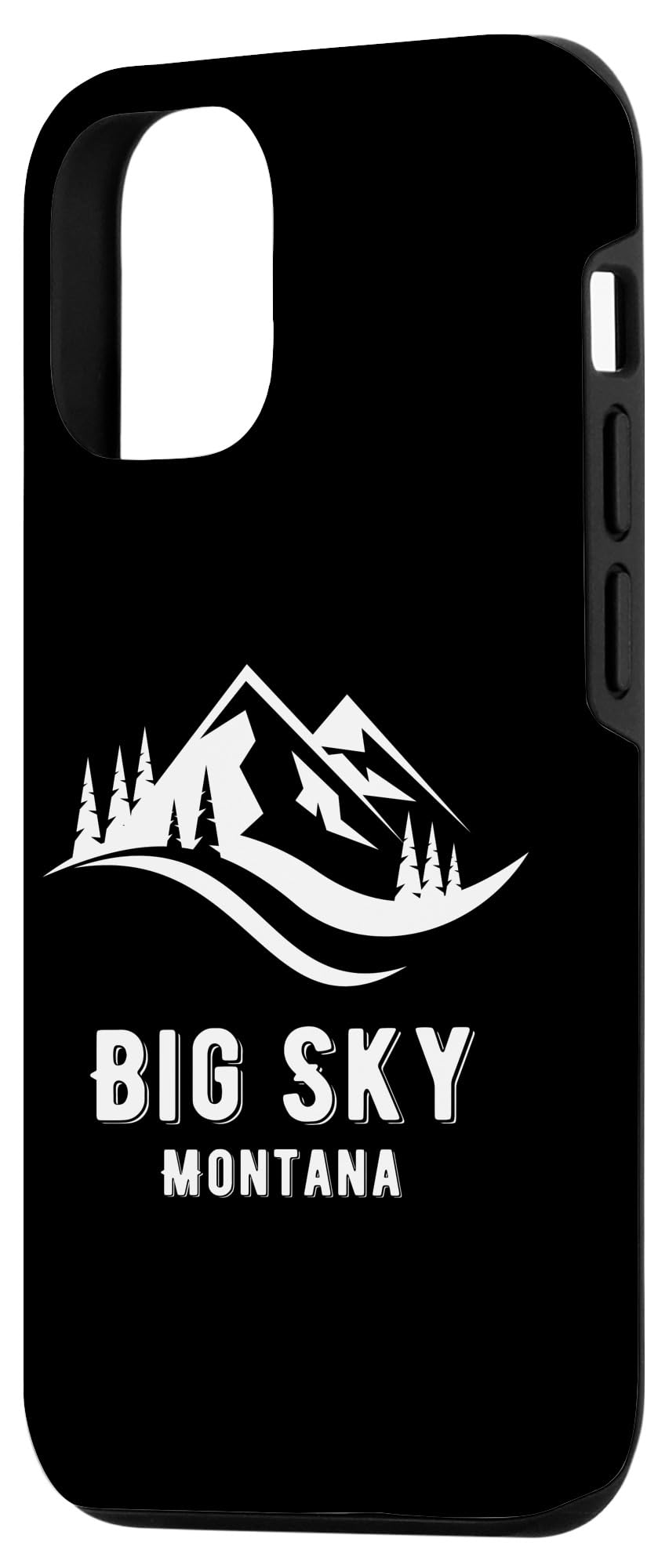 Big Sky Montana Mountains Souvenir Memorabilia Winter Vacay Case for iPhone 14 - Image 2