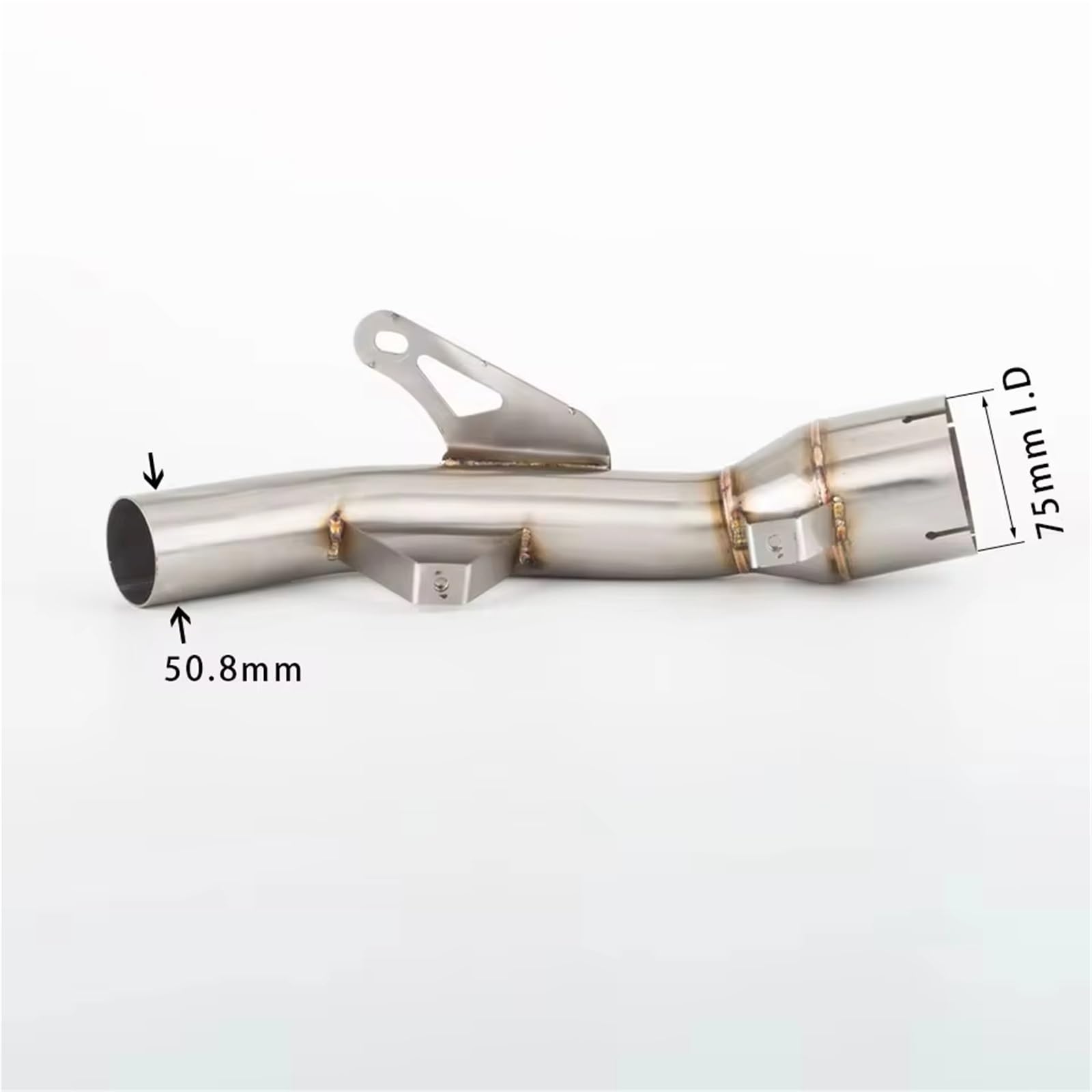 Auspufftopf Motorrad Auspuff Middie Link Rohr Für Kawasaki Für Z900 2017-2024 Für Z 900 51MM Slip-On Mid Schalldämpfer