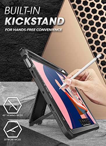 Coque iPad Mini 7 et 6 SUPCASE Noire avec Protège-Écran Intégré