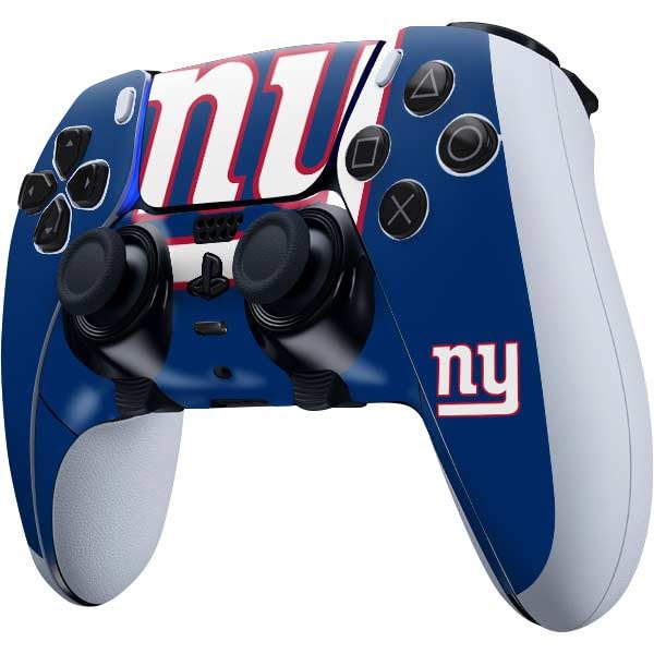 Skinit Decal Gaming Skin Compatible with PS5 DualSense Edge Pro Controller - Officially Licensed NFL New York Giants Large Logo Design