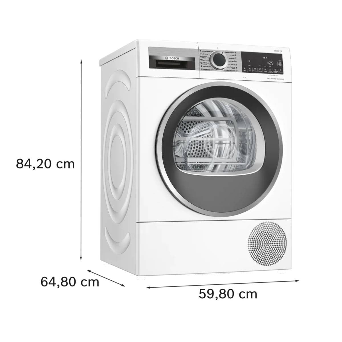 Sèche-linge Bosch WQG245D1ES 9Kg Blanc