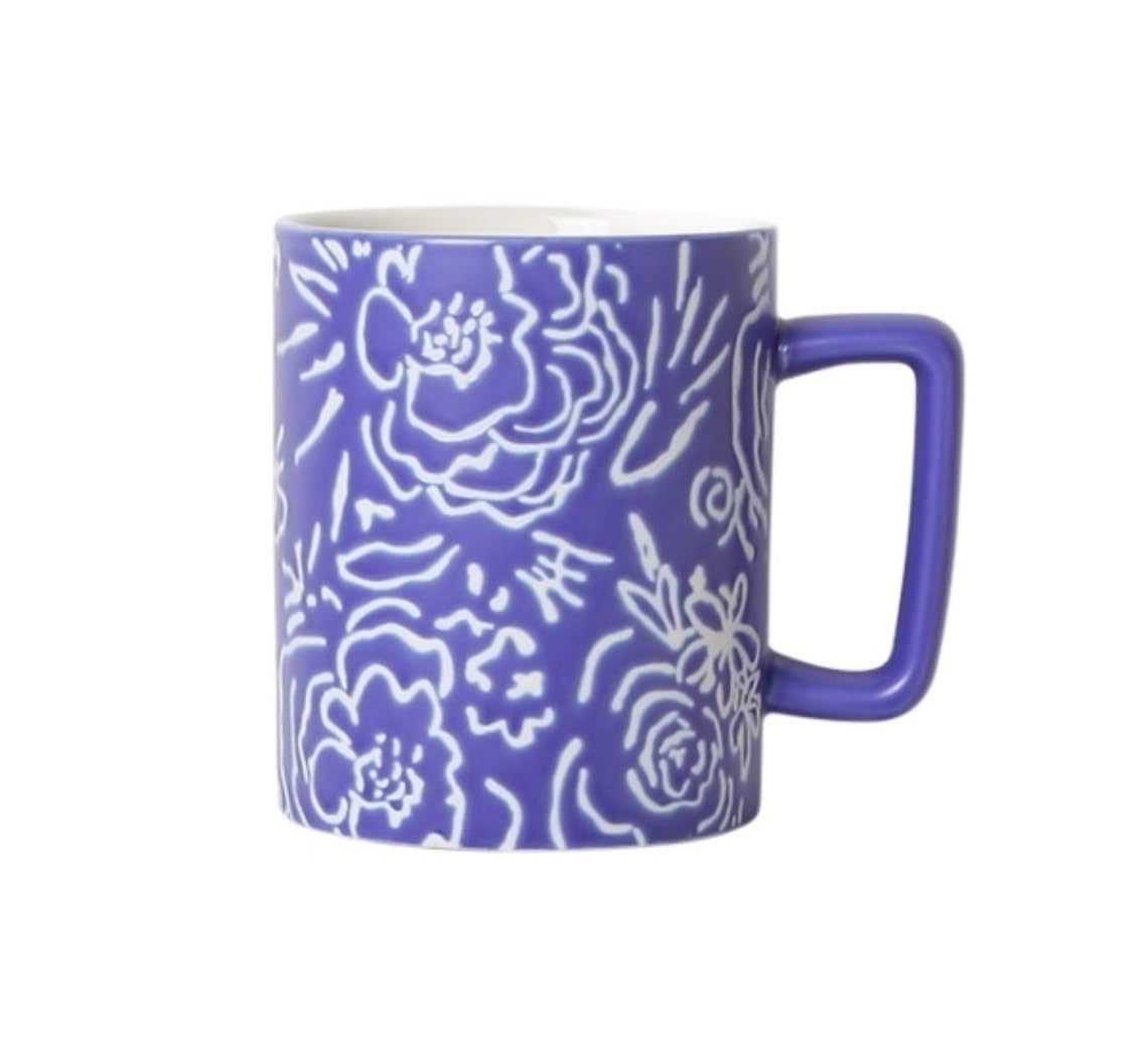 Tazzine Caffe Tazze Caffe Tazze Bicchiere Da Ufficio In Ceramica Personalizzato Bicchiere Premium Per La Colazione A Casa Latte Avena Tazza Con Motivo Floreale Tazze Cappuccino(B)