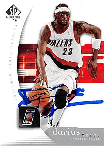Amazon.com: Darius Miles autographed Basketball Card (Portland