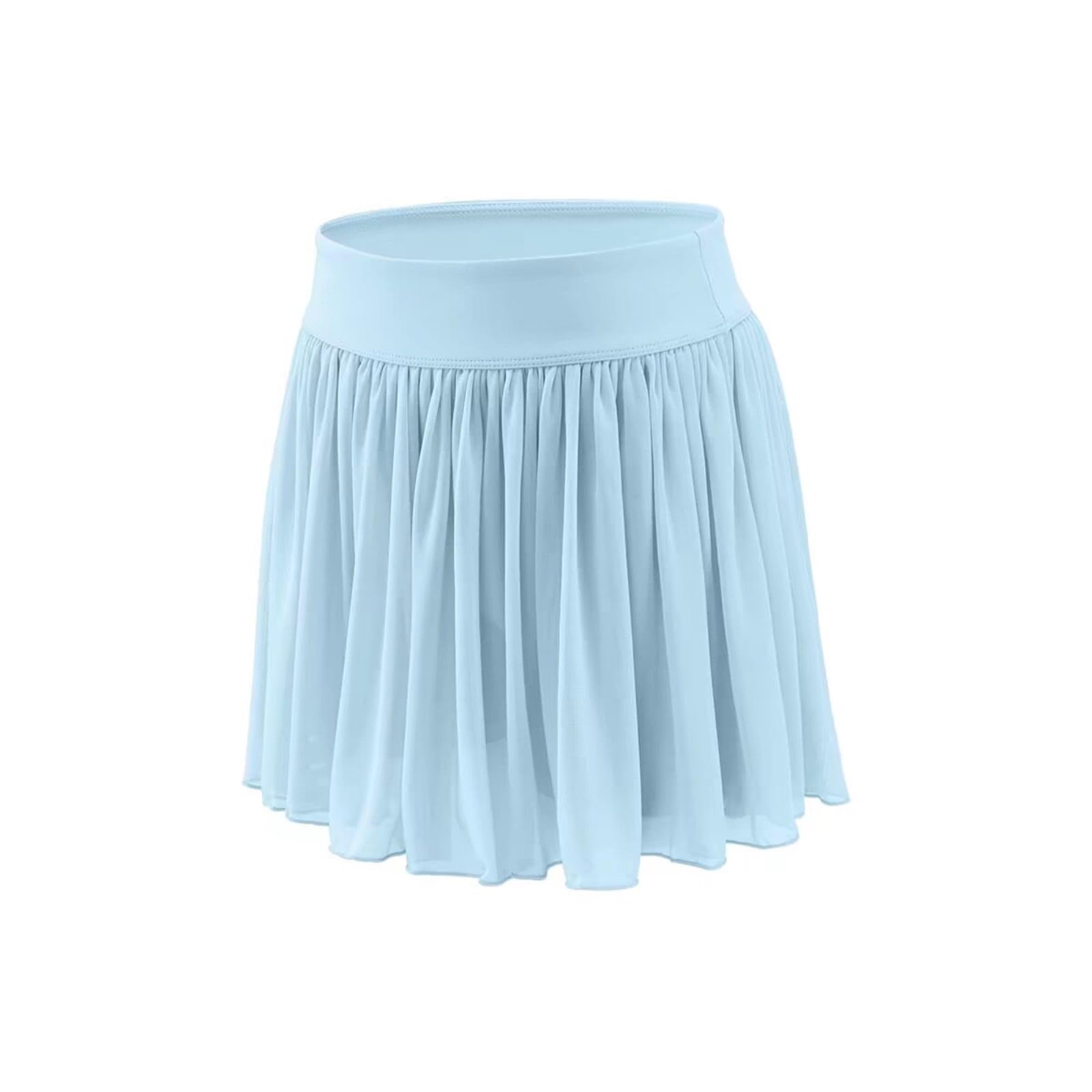 Falda De Tenis Mujer Deportiva Malla Cintura Alta, Anti-exposición Verano Y Fitness para Mujeres-yuebai-s