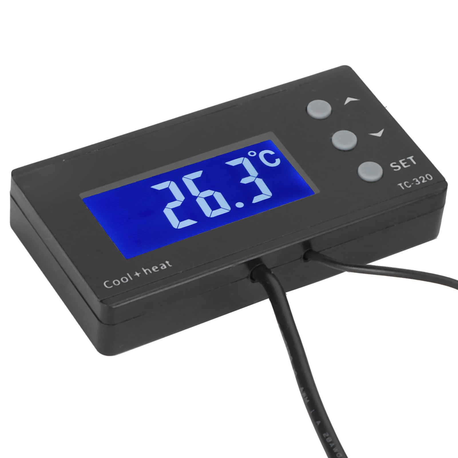 Controlador de Temperatura Digital para Incubadora de Acuario para Control y Monitoreo Precisos de la Temperatura, Regulador de Termostato Fácil de Usar para Congeladores Domésticos, Tanques