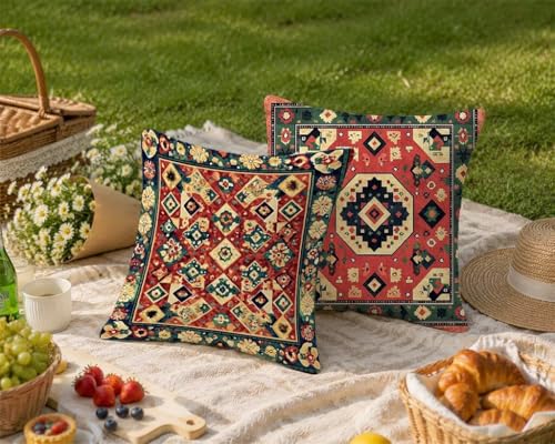 Housse coussin imperméable extérieur 55x55 avec fermeture éclair invisible