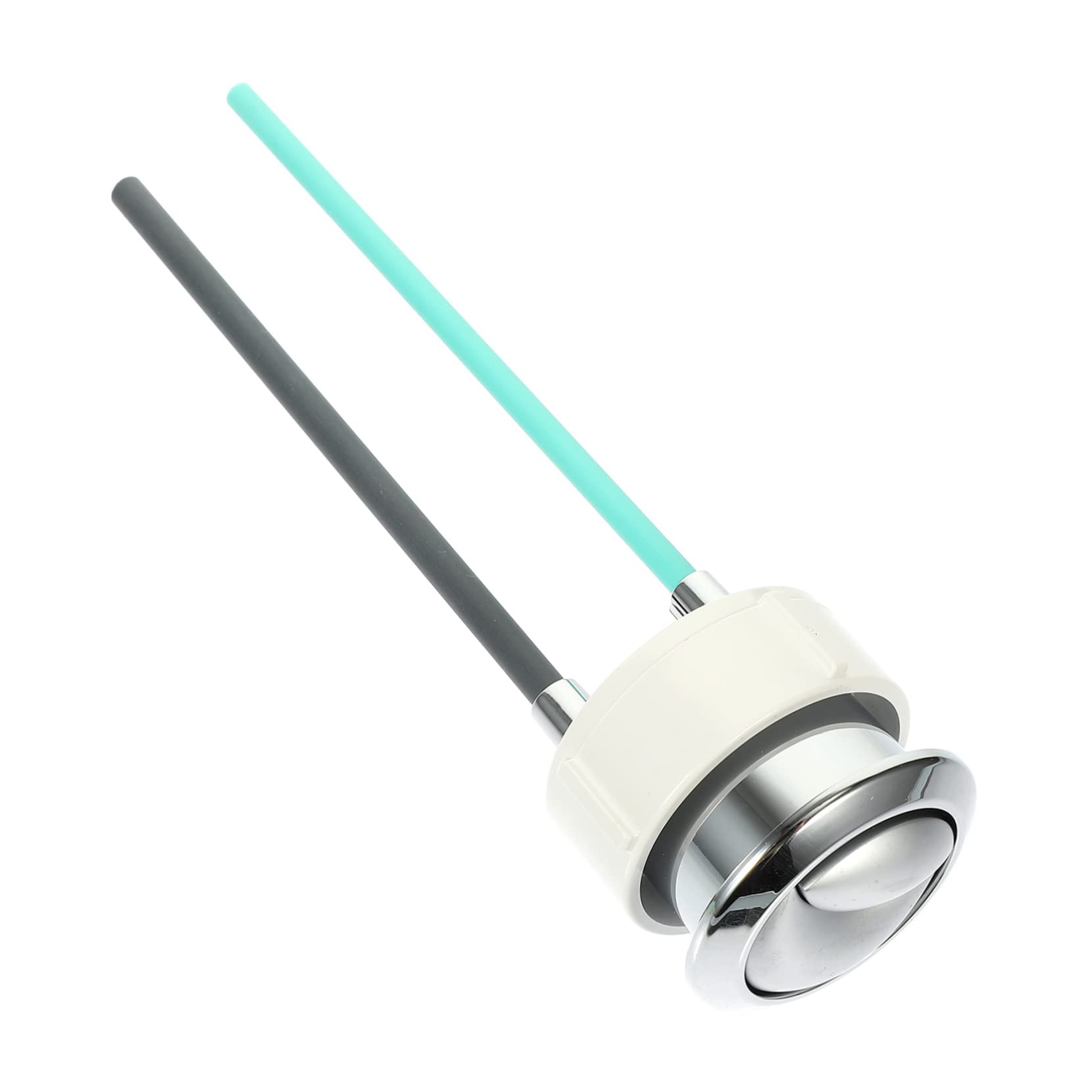 Hemobllo 2pezzi Per Scarico Wc Facile Installazione Design e Resistente Compatibile La Maggior Parte Dei Serbatoi Per e Hotel Superficie Elettroplaccata Lucida