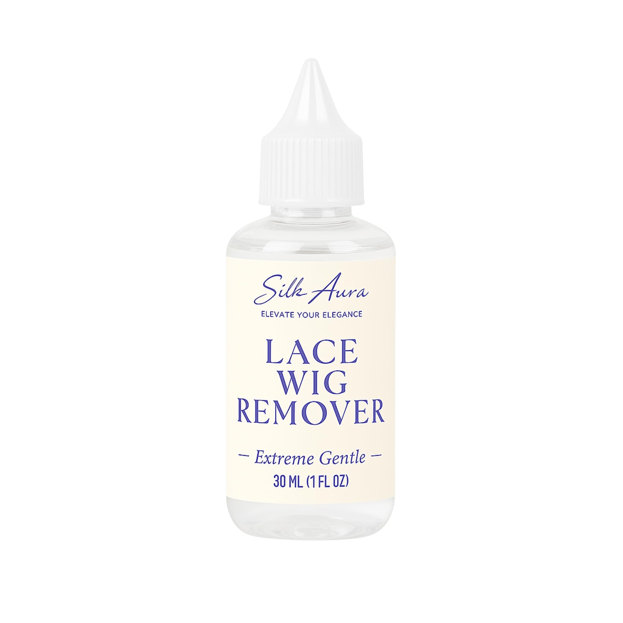 Silk Aura Lace Wig - Rimozione adesiva ad azione rapida per parrucche e pezzi di capelli, delicato sulla pelle, non grassa, facile da risciacquare, 30 ml
