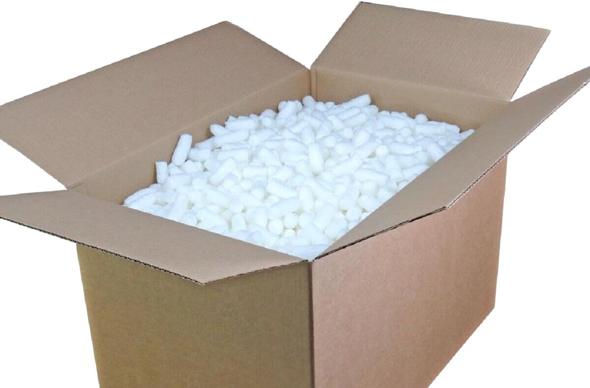 1.5 Cubic Foot Biodegradable Loose Fill Protective PACKING PEANUTS Reusable Void Filler Postal Mailing Packing Filling Cushioning Chips